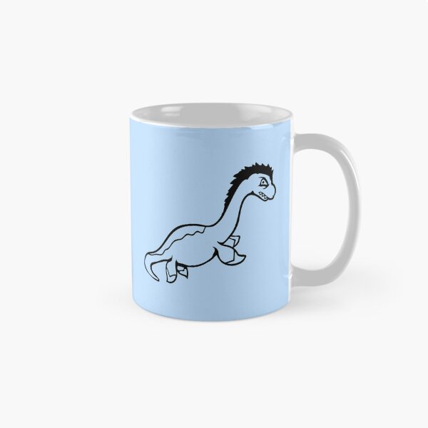 Item preview, Angry Plesiosaur Dinosaur Evil Mean Swimming Water Dino designed and sold by shirt-o-mat.