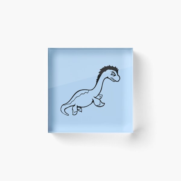 Item preview, Angry Plesiosaur Dinosaur Evil Mean Swimming Water Dino designed and sold by shirt-o-mat.