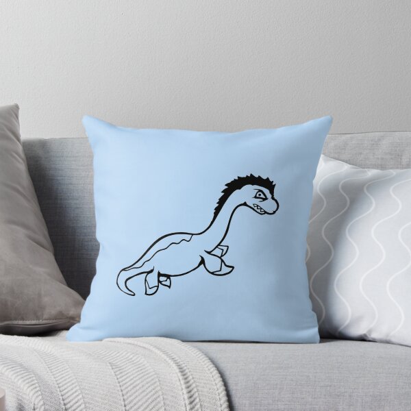 Item preview, Angry Plesiosaur Dinosaur Evil Mean Swimming Water Dino designed and sold by shirt-o-mat.