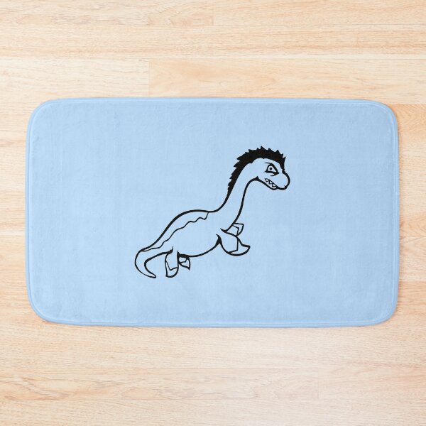 Item preview, Angry Plesiosaur Dinosaur Evil Mean Swimming Water Dino designed and sold by shirt-o-mat.