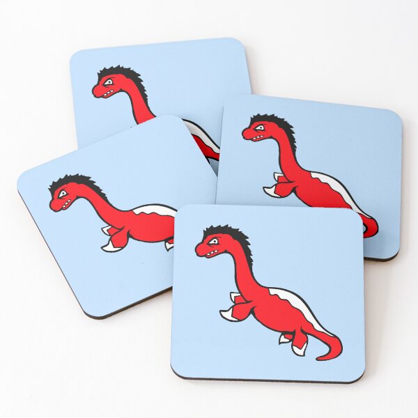 Item preview, Angry Plesiosaur Dinosaur Evil Mean Swimming Water Dino designed and sold by shirt-o-mat.
