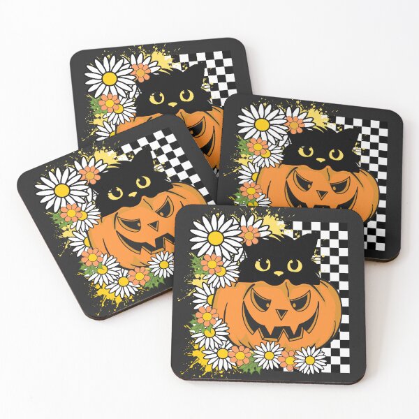 Item preview, Cat and Pumpkin Vibe designed and sold by LLdreams.