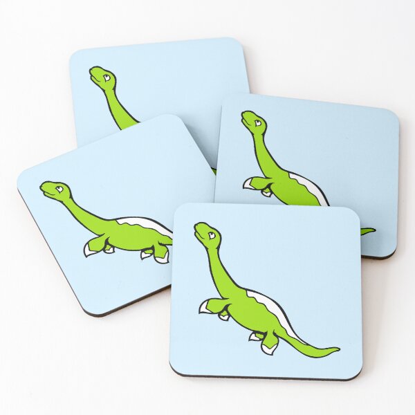 Item preview, Cute Plesiosaur Dinosaur Happy Smile Swimming Water Dino designed and sold by shirt-o-mat.