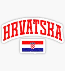 Croatia Hrvatska Croatian Flag 2018 Soccer Fans Sticker