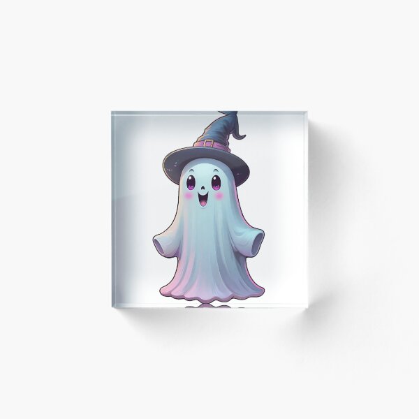 Artikelvorschau, Halloween-Geist, süßer Geist, Pastell-Halloween, Kawaii-Halloween, süß und gruselig, gruselig süß, Geisterkunst, Halloween-Kunst entworfen und verkauft von Ciarka.