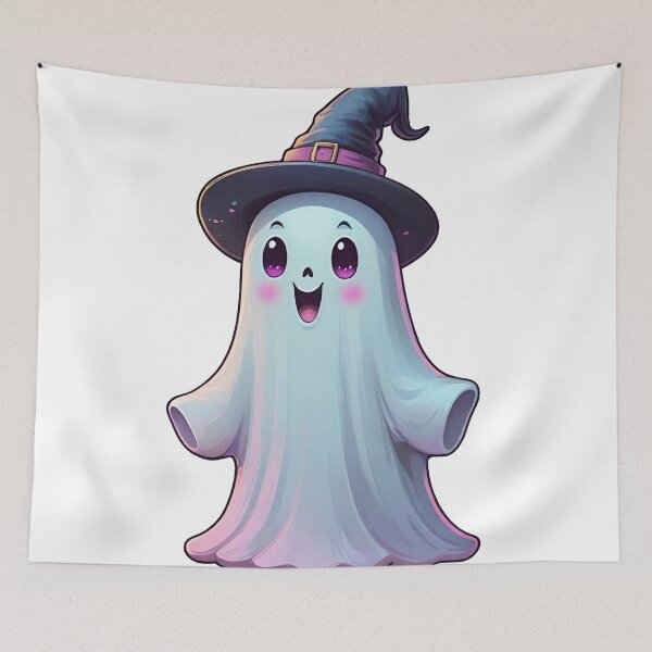 Item preview, Halloween Ghost, Cute Ghost, Pastel Halloween, Kawaii Halloween, Sweet And Spooky, Spooky Cute, Ghost Art, Halloween Art designed and sold by Ciarka.
