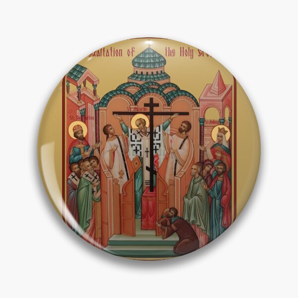 Item preview, Feast of the Holy Cross,Exaltation of the Cross,  Orthodox icon  designed and sold by orthodox-icon.