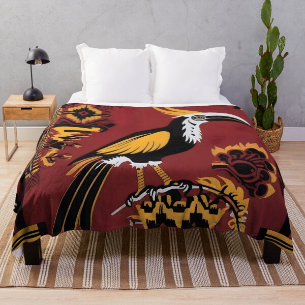 Item preview, Hornbill in Flight: An Idu Mishmi Tribal Textile” designed and sold by Haus Of K.