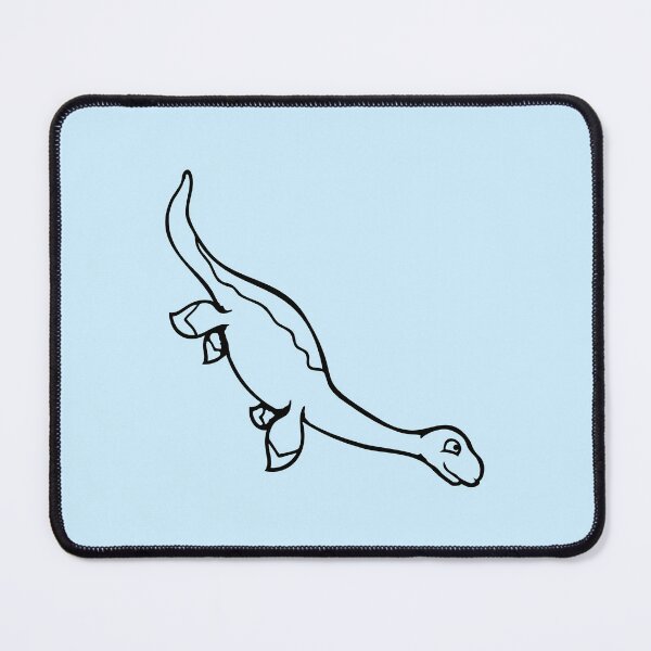 Item preview, Cute Plesiosaur Dinosaur Happy Smile Swimming Water Dino designed and sold by shirt-o-mat.
