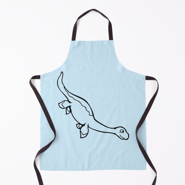 Item preview, Cute Plesiosaur Dinosaur Happy Smile Swimming Water Dino designed and sold by shirt-o-mat.