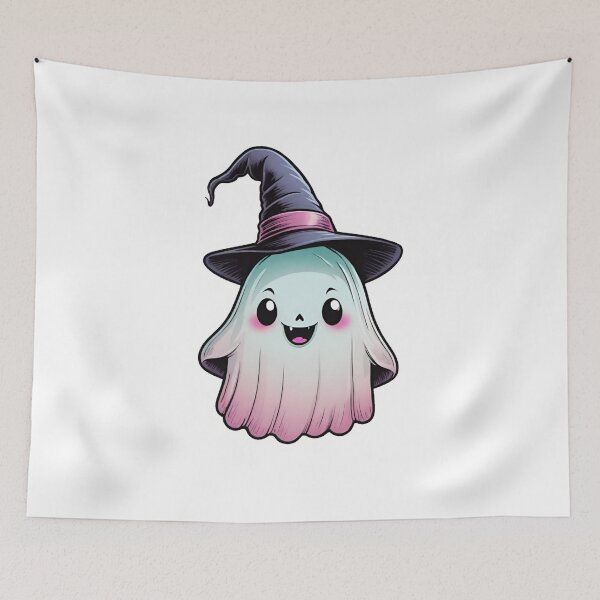 Item preview, Halloween Ghost, Cute Ghost, Pastel Halloween, Kawaii Halloween, Sweet And Spooky, Spooky Cute, Ghost Art, Halloween Art designed and sold by Ciarka.