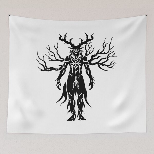 Item preview, Cernunnos – Celtic Horned God Line Art designed and sold by CelticSoulShop.