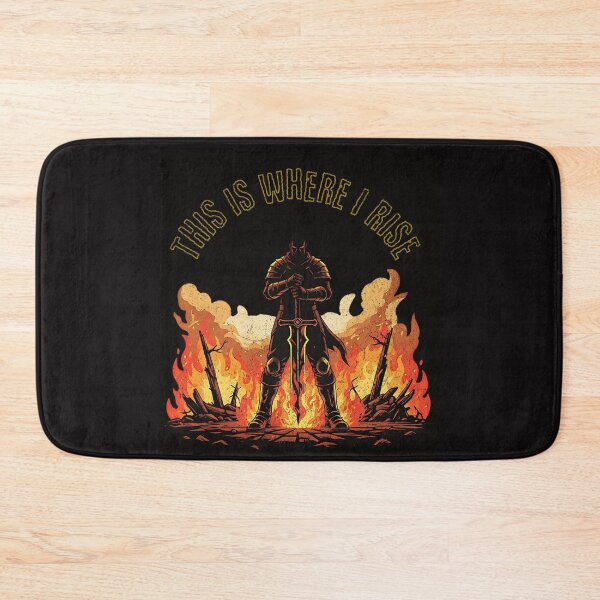 Item preview, This Is Where I Rise – Warrior in Flames designed and sold by AwesomeBeyondLimits.