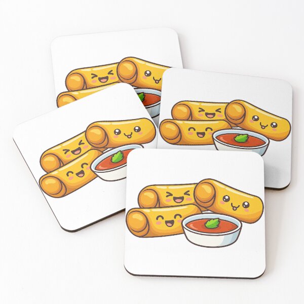 Item preview, Cute Mozzarella Sticks and Dipping Sauce Cartoon designed and sold by ArtfulWeave.