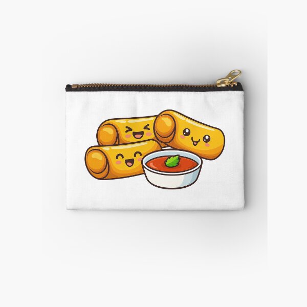 Item preview, Cute Mozzarella Sticks and Dipping Sauce Cartoon designed and sold by ArtfulWeave.