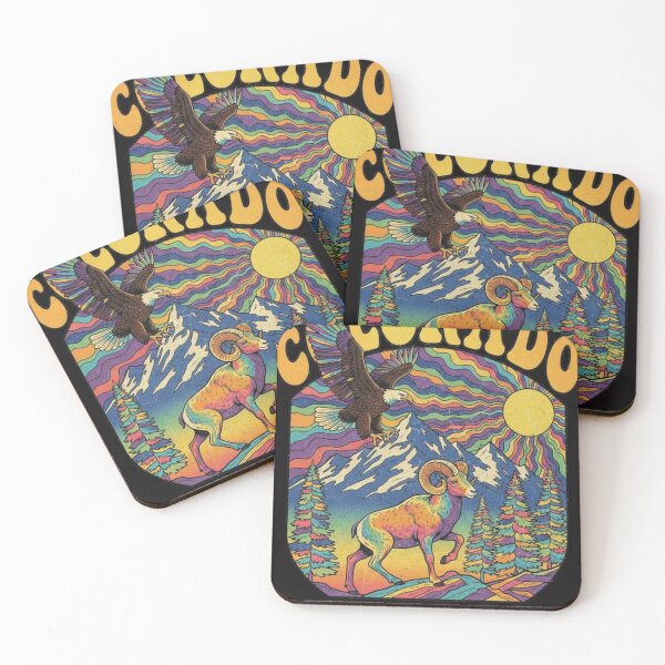Item preview, Colorful Colorado Psychedelic Design  designed and sold by Too Kool Designing .