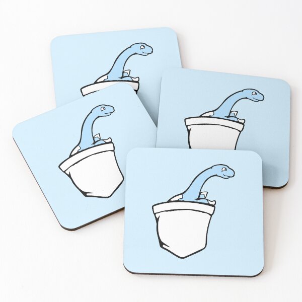 Item preview, Plesiosaur Shirt Pocket Bag Traveler Cute Little Dino designed and sold by shirt-o-mat.