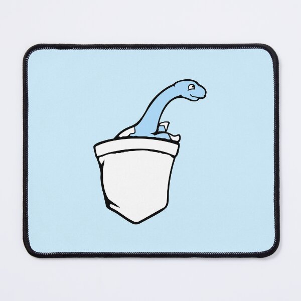 Item preview, Plesiosaur Shirt Pocket Bag Traveler Cute Little Dino designed and sold by shirt-o-mat.
