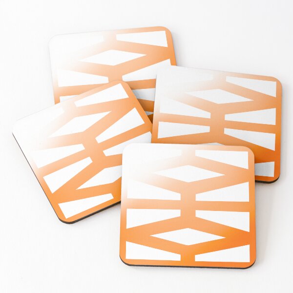 Item preview, Breezeway Blocks Palm Springs Retro 50s Mid Century Modern Block 1 Colorway 9 designed and sold by fiatluxillust.