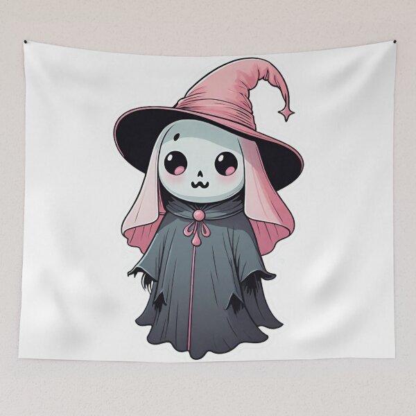 Item preview, Halloween Ghost, Cute Ghost, Pastel Halloween, Kawaii Halloween, Sweet And Spooky, Spooky Cute, Ghost Art, Halloween Art designed and sold by Ciarka.