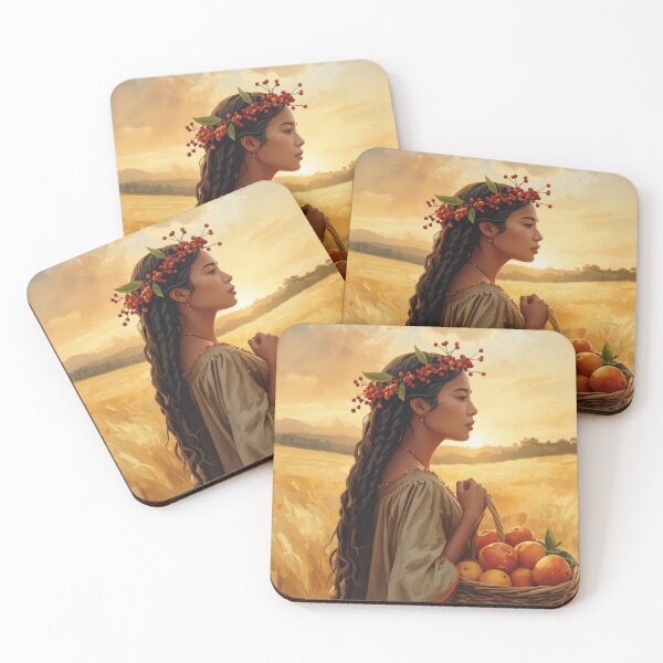 Item preview, Series of 5 Illustrations Golden Harvest – Mabon Autumn  designed and sold by Stick To Me Studio.
