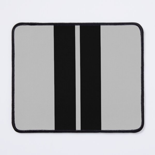 Item preview, Dual Racing Stripes - Small Gap (Black on Gray) designed and sold by Racing Stripes Only.