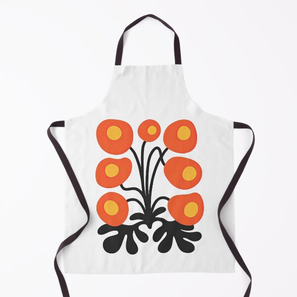 Item preview, Modern Abstract Flower Cluster with Orange and Yellow Petals designed and sold by ArtfulWeave.