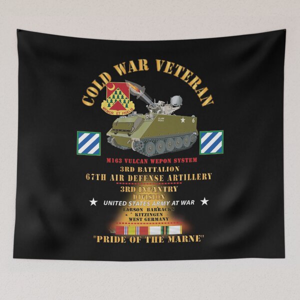 Item preview, Army - Cold War Vet -  3rd Batttalion, 67th Air Defense Artillery, Vulcan, 3rd Infantry Division - Larson Barracks, Kitzingen, Germany - Pride of the Marne w designed and sold by Military Insignia Products.