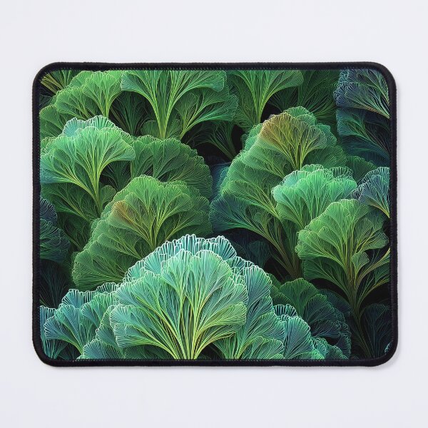 Item preview, green floral pattern designed and sold by Mike Kiev art.