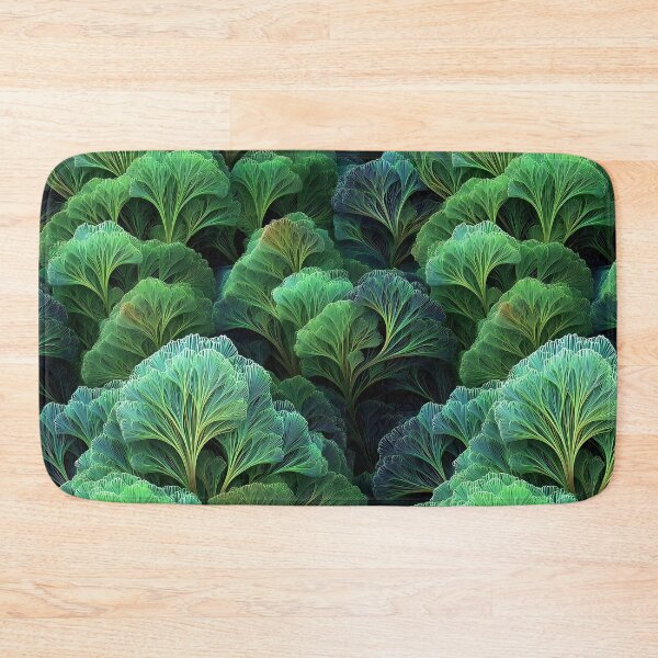 Item preview, green floral pattern designed and sold by Mike Kiev art.