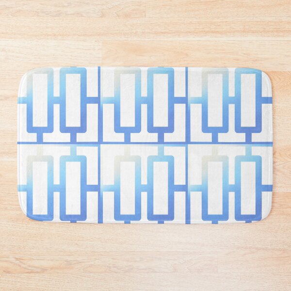 Item preview, Breezeway Blocks Palm Springs Retro 50s Mid Century Modern Block 2 Colorway 3 designed and sold by fiatluxillust.