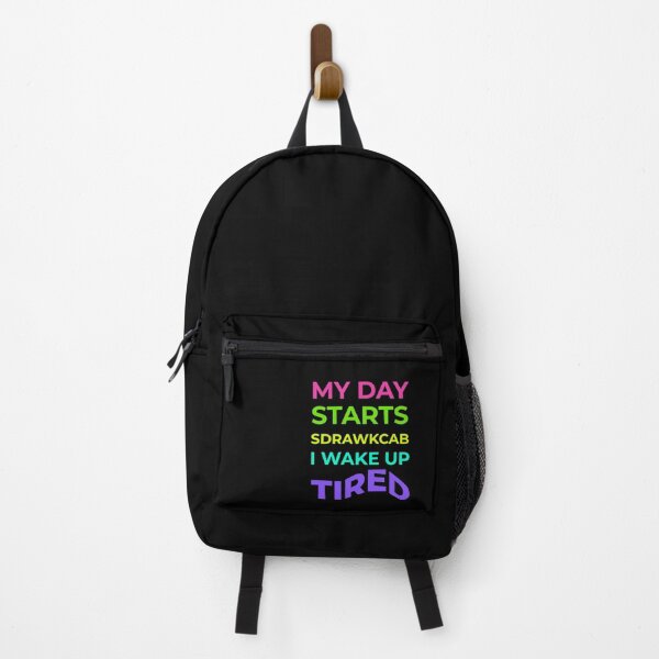 Item preview, My Day Starts Backwards Funny Gifts for the Tired, Wired, and Over It designed and sold by MoodInInk.