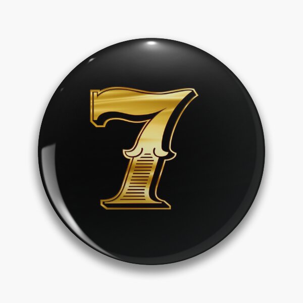 Item preview, Lucky Golden Number 7 designed and sold by FunkHope.