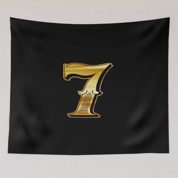 Item preview, Lucky Golden Number 7 designed and sold by FunkHope.