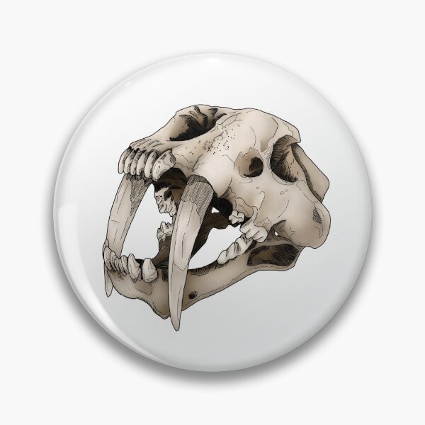 Item preview, Saber-Toothed Cat Skull designed and sold by Moon Dog Art.