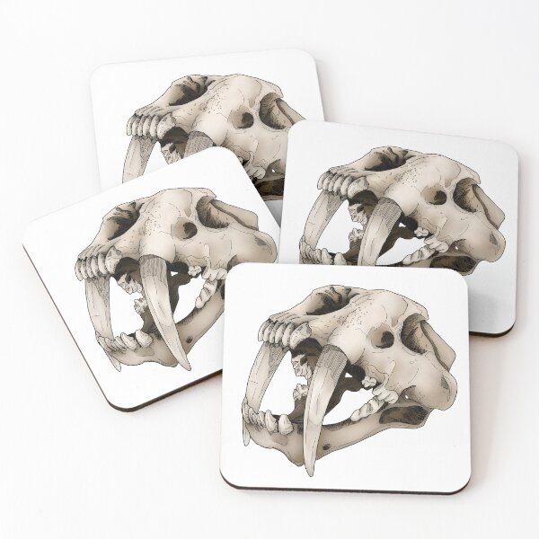 Item preview, Saber-Toothed Cat Skull designed and sold by Moon Dog Art.