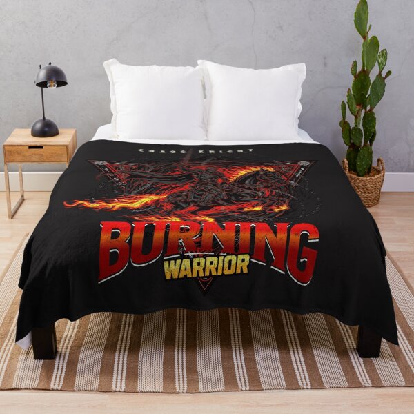 Item preview, Burning Warrior – Chaos Knight on Fire designed and sold by AwesomeBeyondLimits.