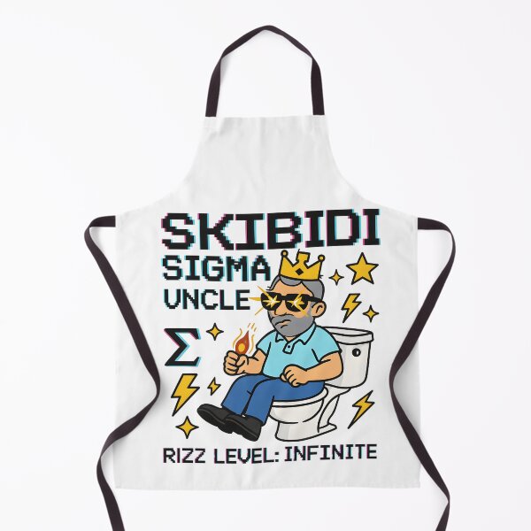 Item preview, Skibidi Sigma Uncle Infinite Rizz Meme Art | Crown King Viral Digital Download designed and sold by AnnDesignStudio.