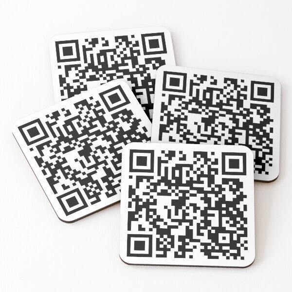 Item preview, RICK ROLL NEVER GONNA GIVE YOU UP QR designed and sold by LOLScavenger.