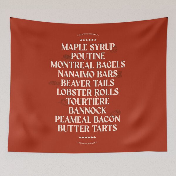 Item preview, Canadian Food Favorites: Maple Syrup, Poutine And More designed and sold by Art Trattoria.
