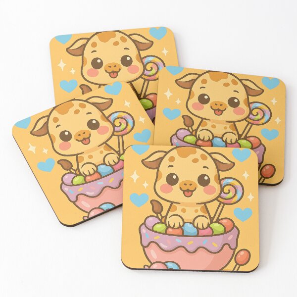 Item preview, Jellybean Giraffe – Kawaii Candy Cutie for Everyone designed and sold by Whiskers&Waffles.