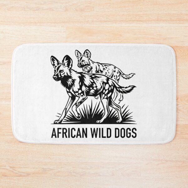 Item preview,  African Wild Dogs Duo Logo designed and sold by Silent Watch Threads..