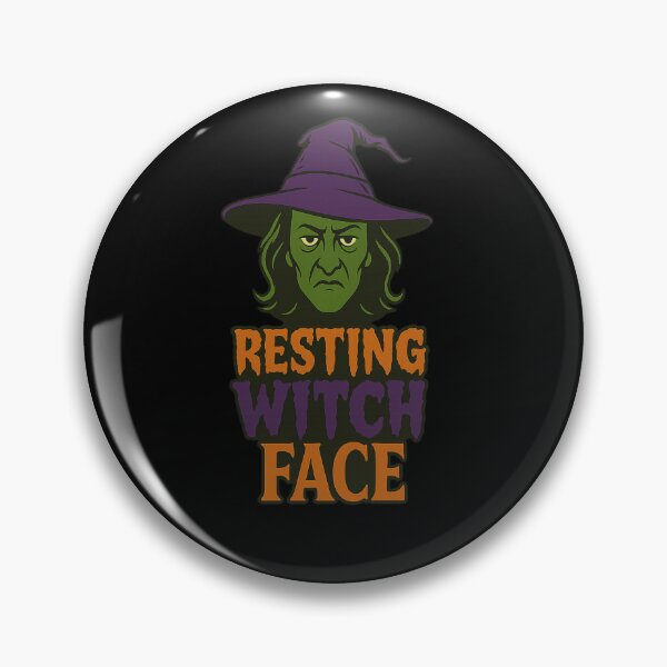 Item preview, Resting Witch Face – Funny Halloween Witch Shirt Design designed and sold by kornkobart.