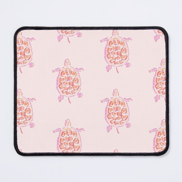 Item preview, pink and orange turtle designed and sold by emmysjunkdrawer.