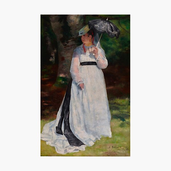 Item preview, Lise with a Parasol by Renoir designed and sold by Historical Beauty.
