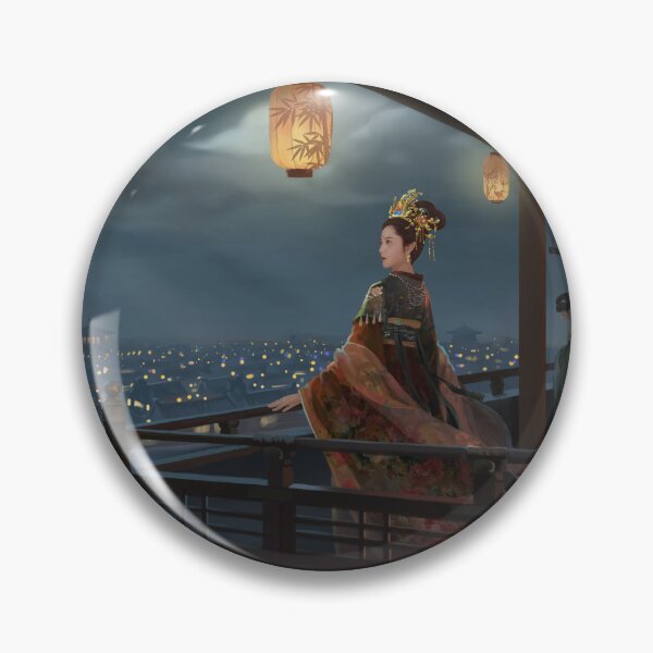 Item preview, Yang Guifei | Ancient Chinese Beauty Wall Art | Tang Dynasty Wall Art designed and sold by Dynasty Brush.