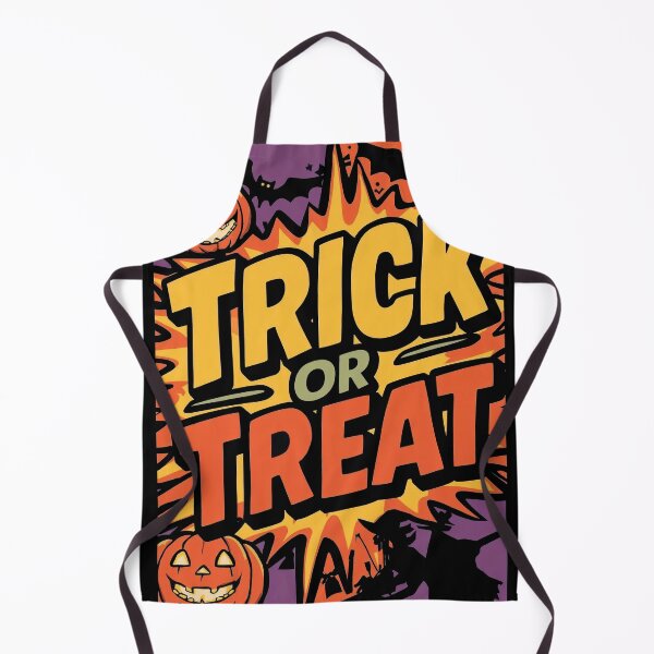 Item preview, Trick Or Treat Halloween Vibes In Comic Style designed and sold by Pivi's Design.