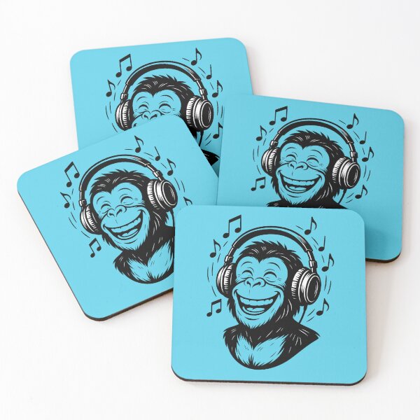 Item preview, Groovy Gorilla Jamming Out to Tunes Tee Shirt designed and sold by ArtComixHaven.