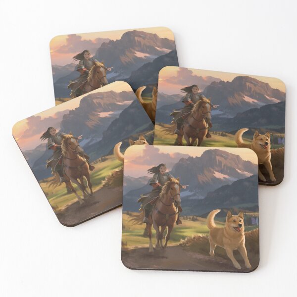 Item preview, Mulan Digital Painting, Ancient Chinese Women Wall Art designed and sold by Dynasty Brush.