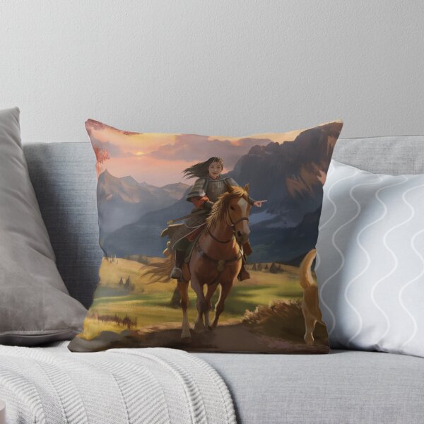 Item preview, Mulan Digital Painting, Ancient Chinese Women Wall Art designed and sold by Dynasty Brush.